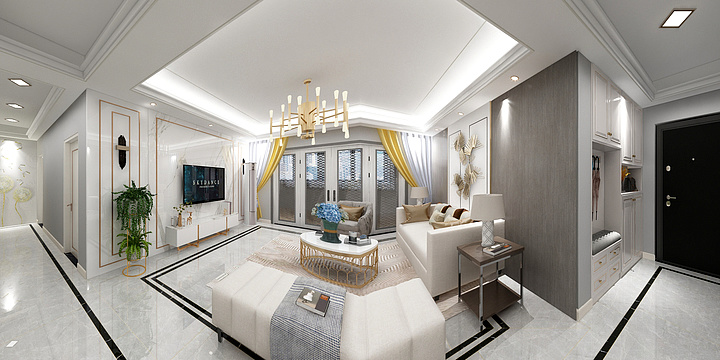 六安思想家装饰-栖凤苑14#24#25#边户-装修设计方案