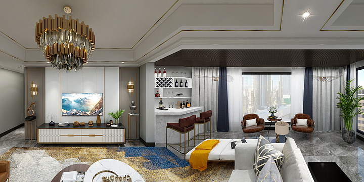 南邡有余-长虹天悦13楼-装修设计方案