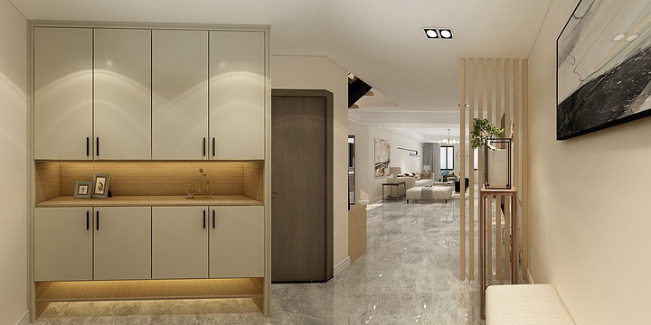 整木设计尚佰木门-【玉兰白】|尚佰|凯旋平层|阁楼-装修设计方案