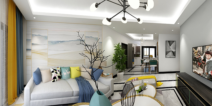 PrinceSub子涵-朱行46号1401室-装修设计方案