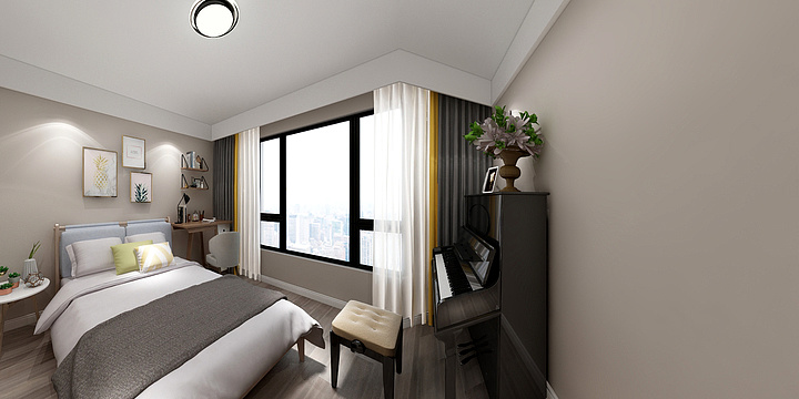 CEric-建灵公寓杨先生沈女士吉宅-装修设计方案