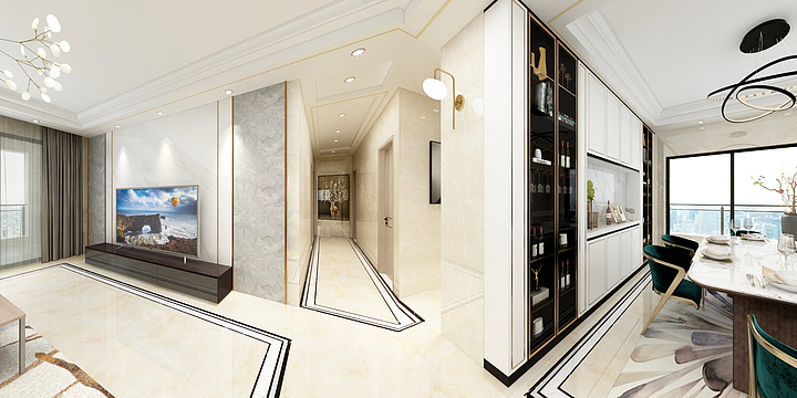 润阿-公园国际-装修设计方案