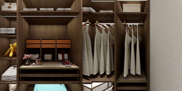浅之夏-二楼女儿房衣帽间-副本-装修设计方案