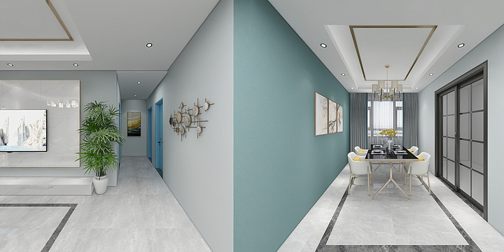 宜室宜家51-城市广场2-2-1802-装修设计方案