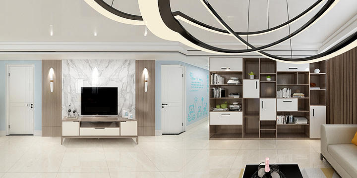 速优装饰设计师小满-瑞和园89.50㎡B户型3室2厅1卫-装修设计方案