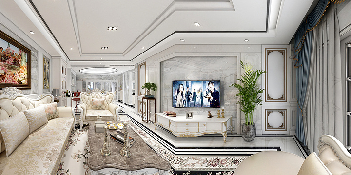 劉壹墨-刘女士欧式风格-装修设计方案