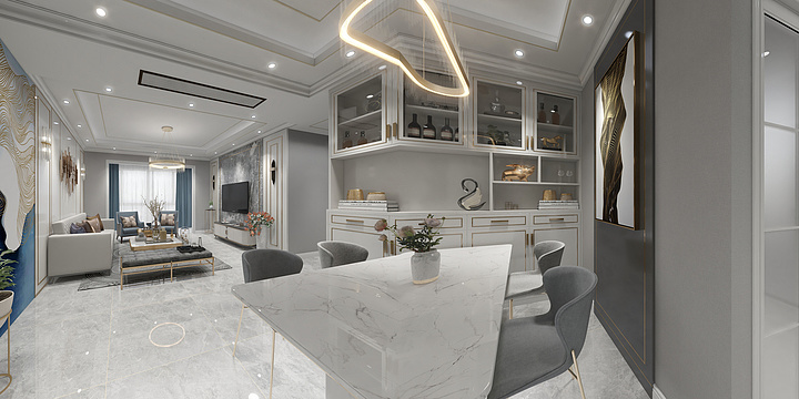 墨玉盛世众合装饰-国际城（带花园）-装修设计方案