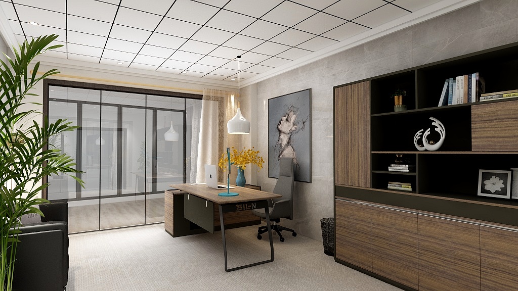 如果Uvbl-18环艺一班 汪云丹 工作室平面-装修设计方案