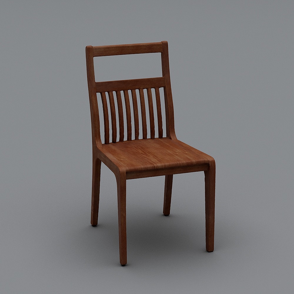 1809-餐椅3D模型