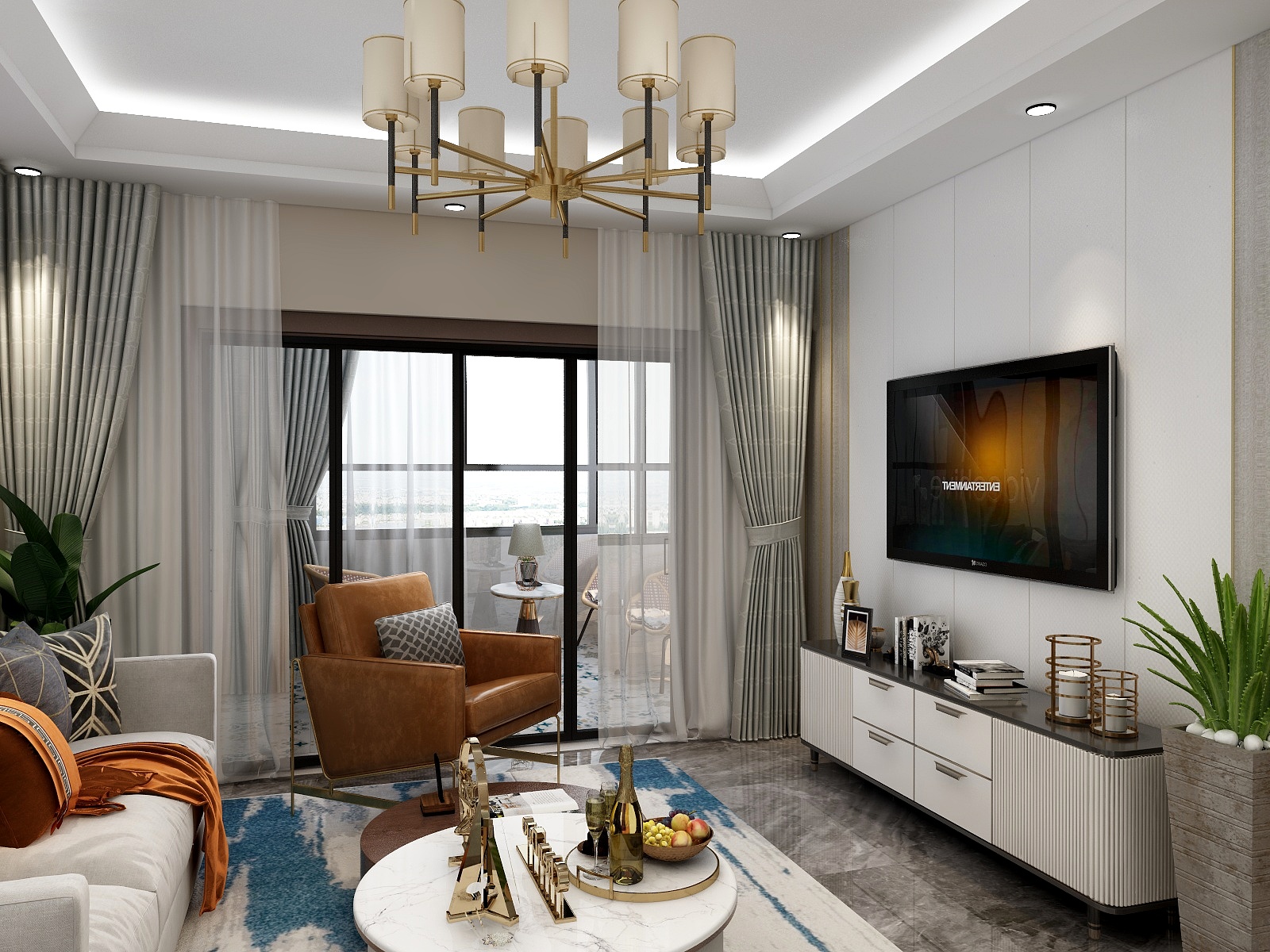 刘华莉-旭辉珺悦府C户型-110-装修设计方案