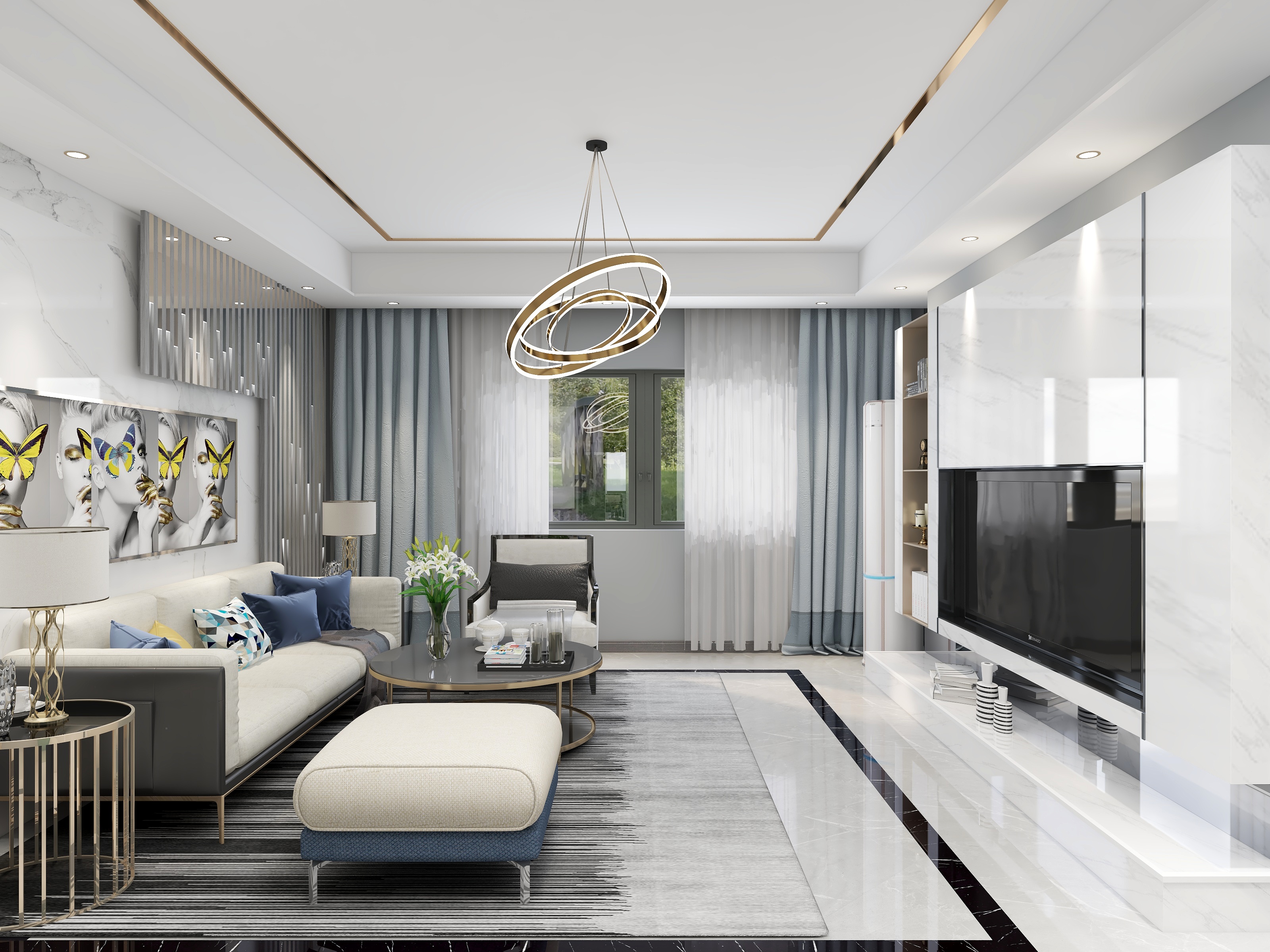 1FvFj-70平现代轻奢两室两厅-装修设计方案