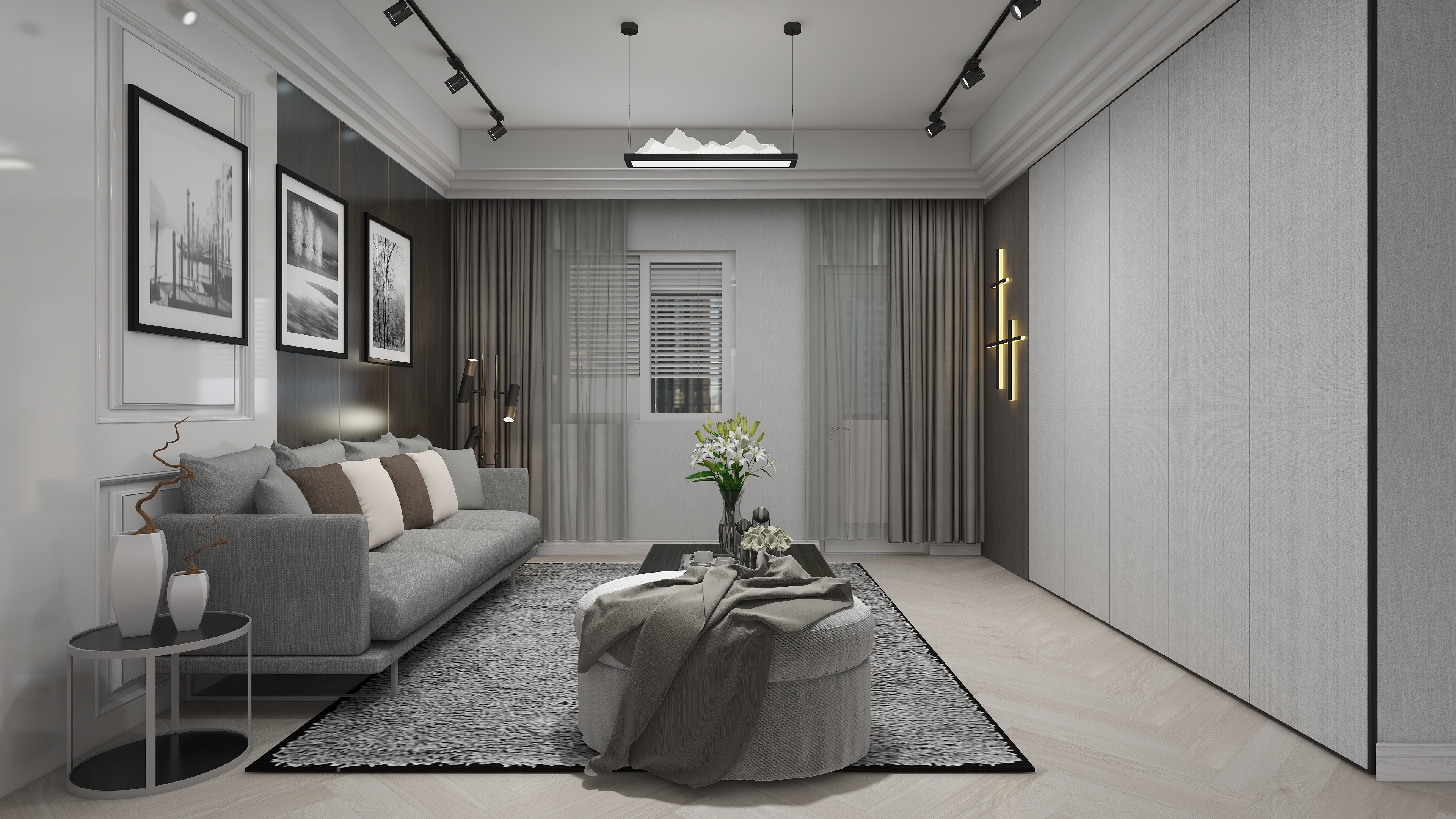 品尚茗居-龙湖舜山府-现代简约-装修设计方案