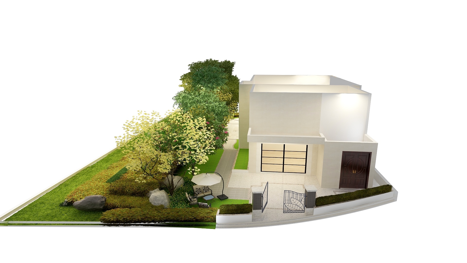 建筑老兵戚守阳-创意小镇别墅景观设计-装修设计方案