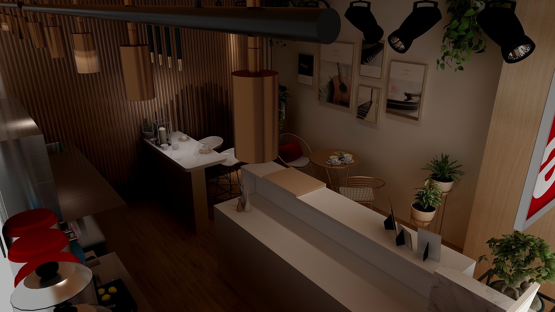 黄广斌-奶茶店设计-装修设计方案