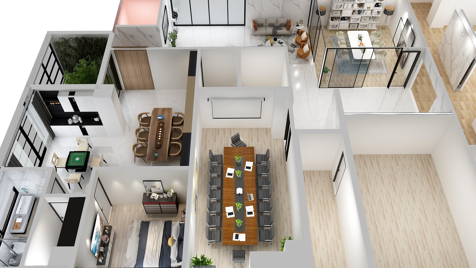 ChrisbhzF-日湖办公室-装修设计方案