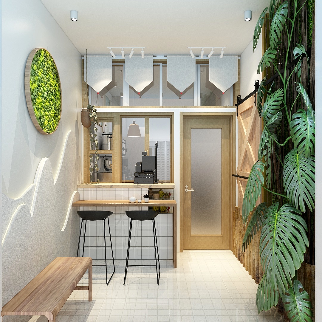 杨琳-果茶店酷家乐-装修设计方案