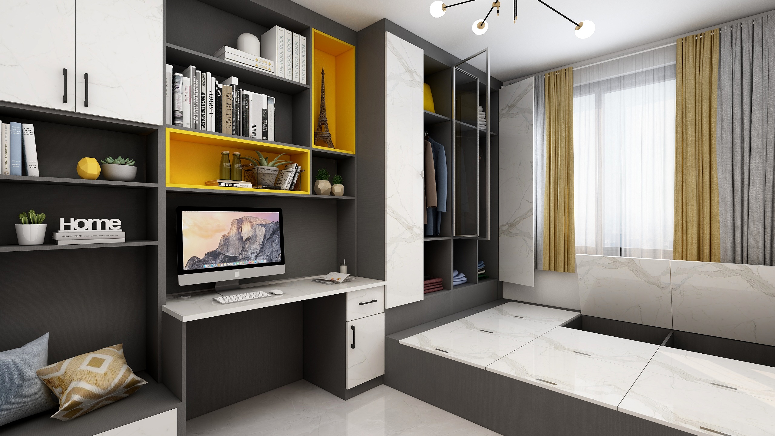 设计师李123-医院家属楼11号楼2单元西户-装修设计方案