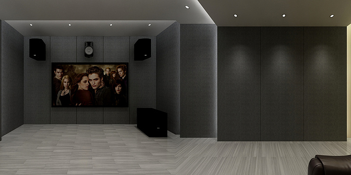 God U-昆山民宿影视厅-装修设计方案