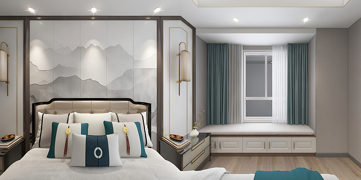 A武迎飞-卧室-装修设计方案