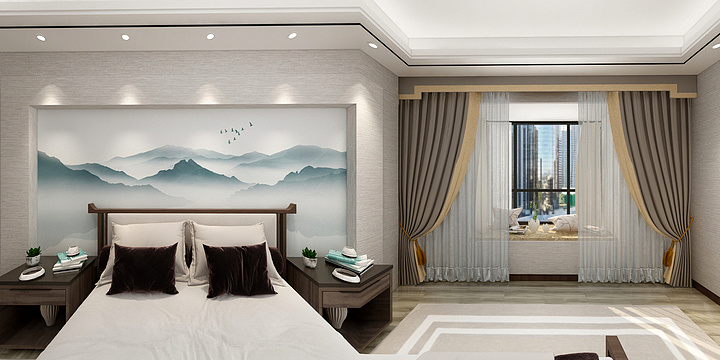 陈小旭i-宜榀宅配全屋定制家具新中式凤格-装修设计方案