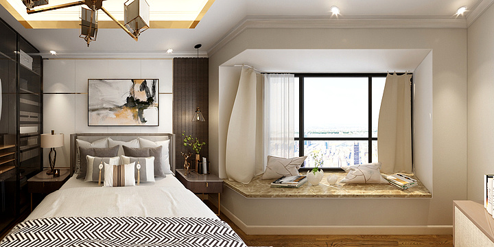 slss-泛悦城高层B2户型北欧-装修设计方案