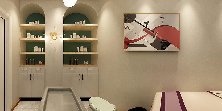 尚品宜家-青青美容银河浴池店-装修设计方案