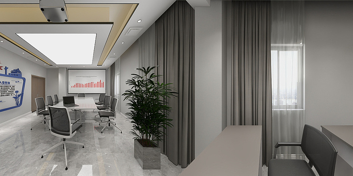 152****2542YPEJ-二楼会议室-装修设计方案