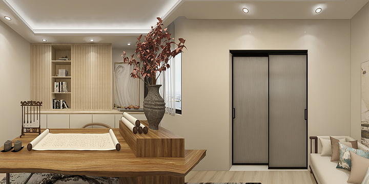 乔JO_DESIGN-城上城-岑总府邸-装修设计方案