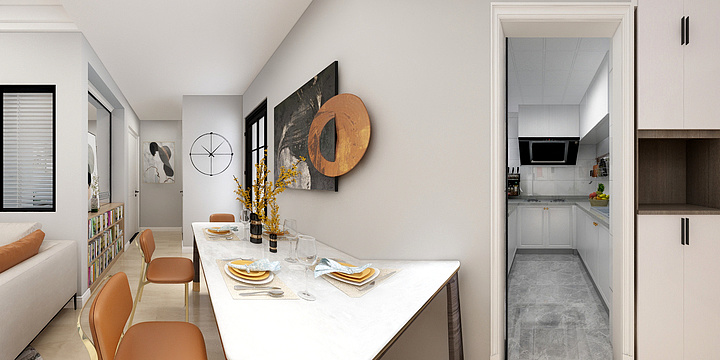 美哲装饰设计-绿地新江桥城桂先生家-装修设计方案