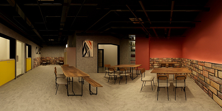 潍坊江南意墅装饰-唐鹅精酿-副本-装修设计方案