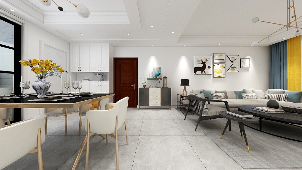 皖美设计师小宋-禹州龙子湖郡3#2-703-装修设计方案