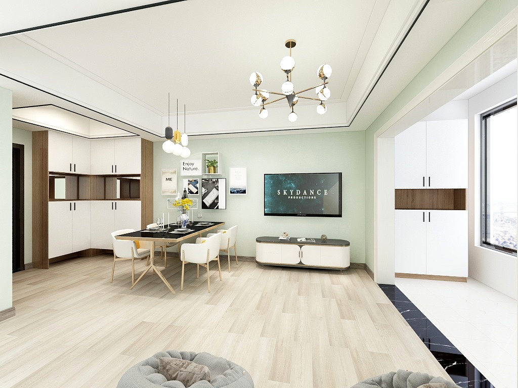 设计师尤米-金城华府50平方-装修设计方案