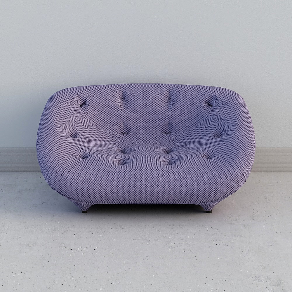 双人沙发_写意空间_sofas_#PLOUM#3D模型
