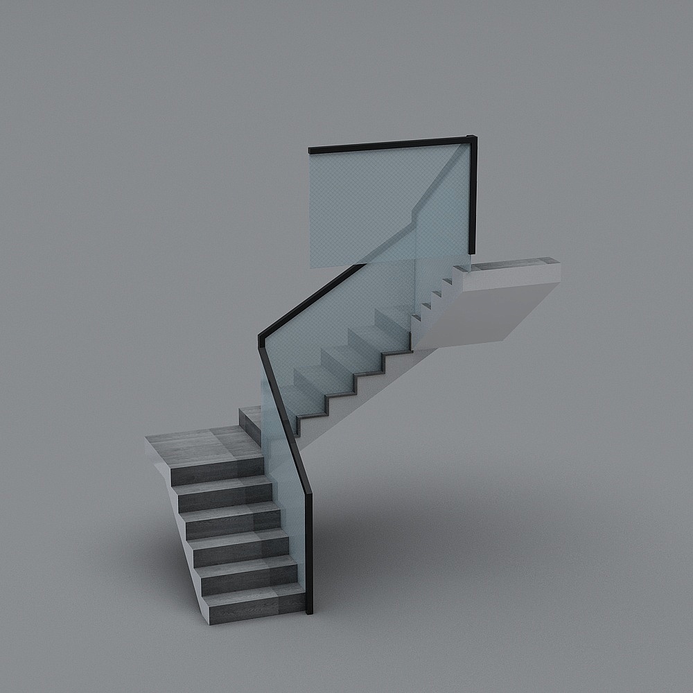 沿海郦墅一楼楼梯