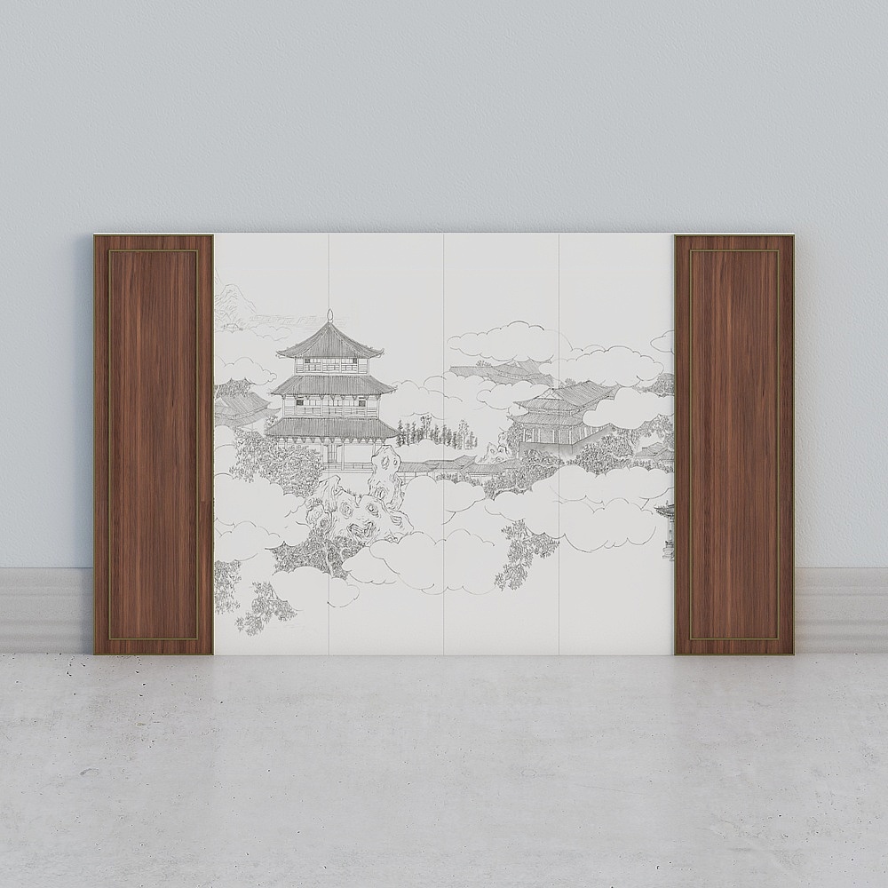 新中式背景