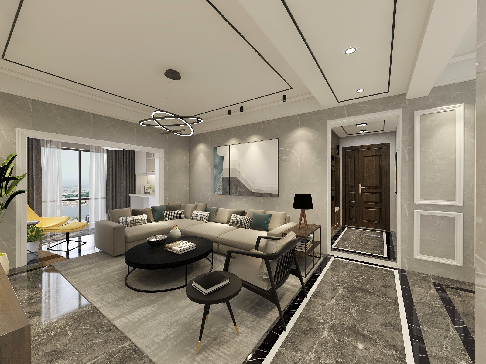 Hu_yy-博雅名园--现代简约-装修设计方案