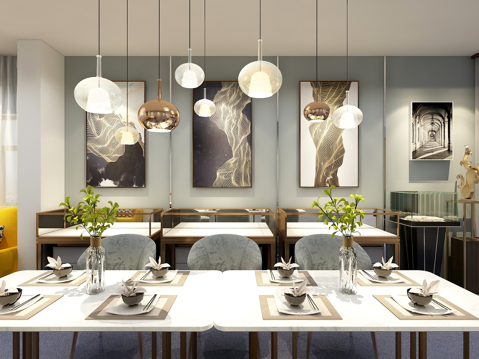 杨琳-中建大厦珠宝店（1209）酷家乐-装修设计方案