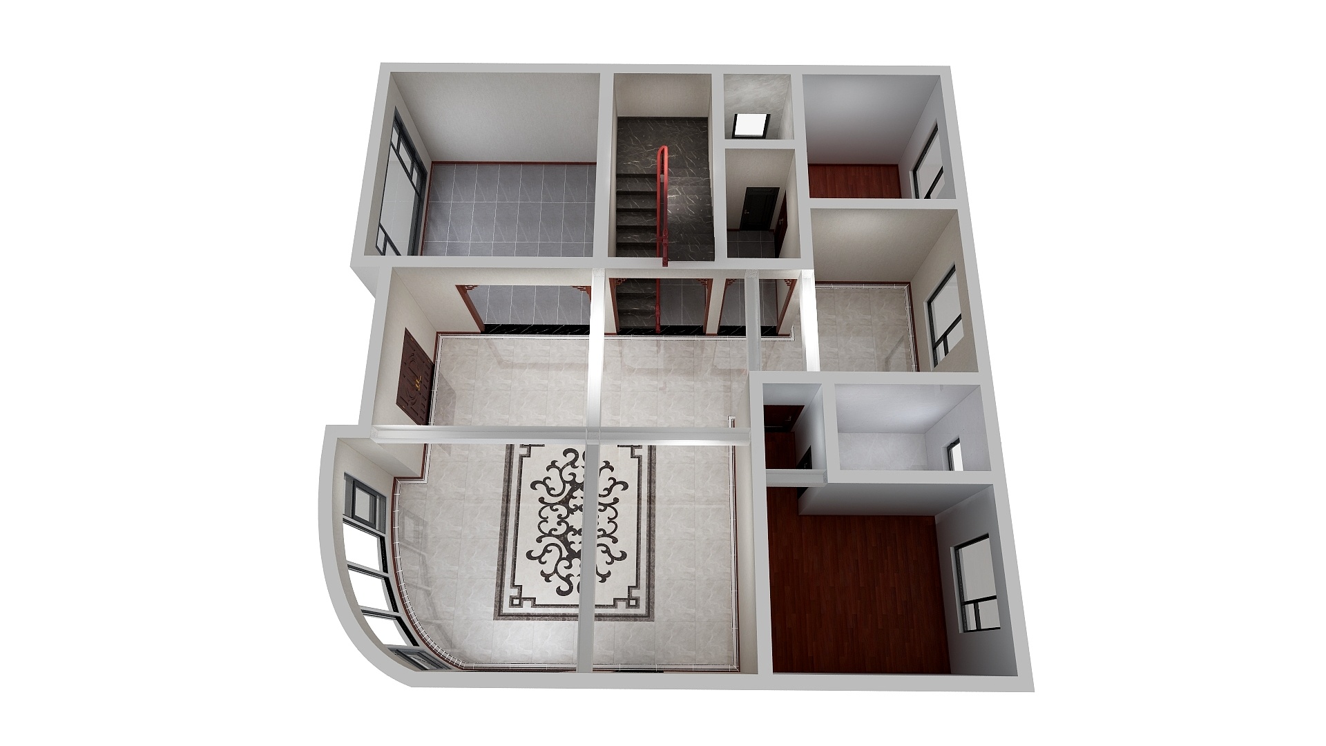 马敏都-观音山中式别墅张总-装修设计方案