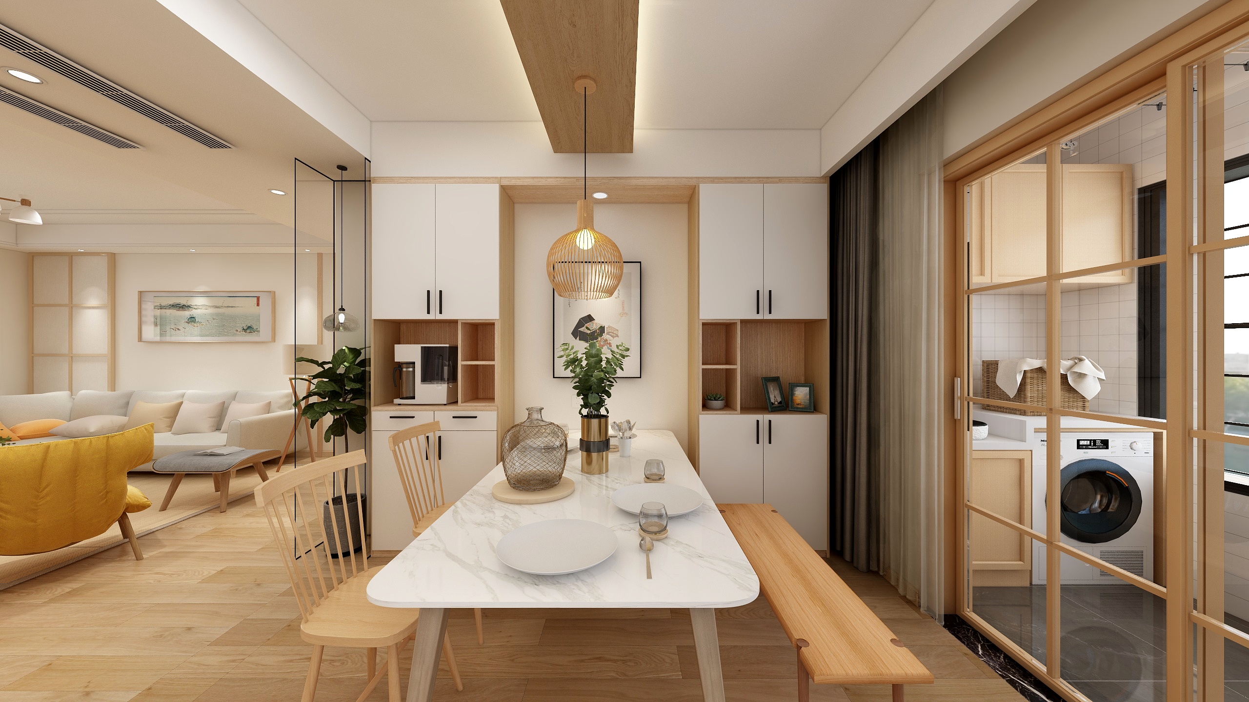 吴坚-日式——拾光悠然装修效果图