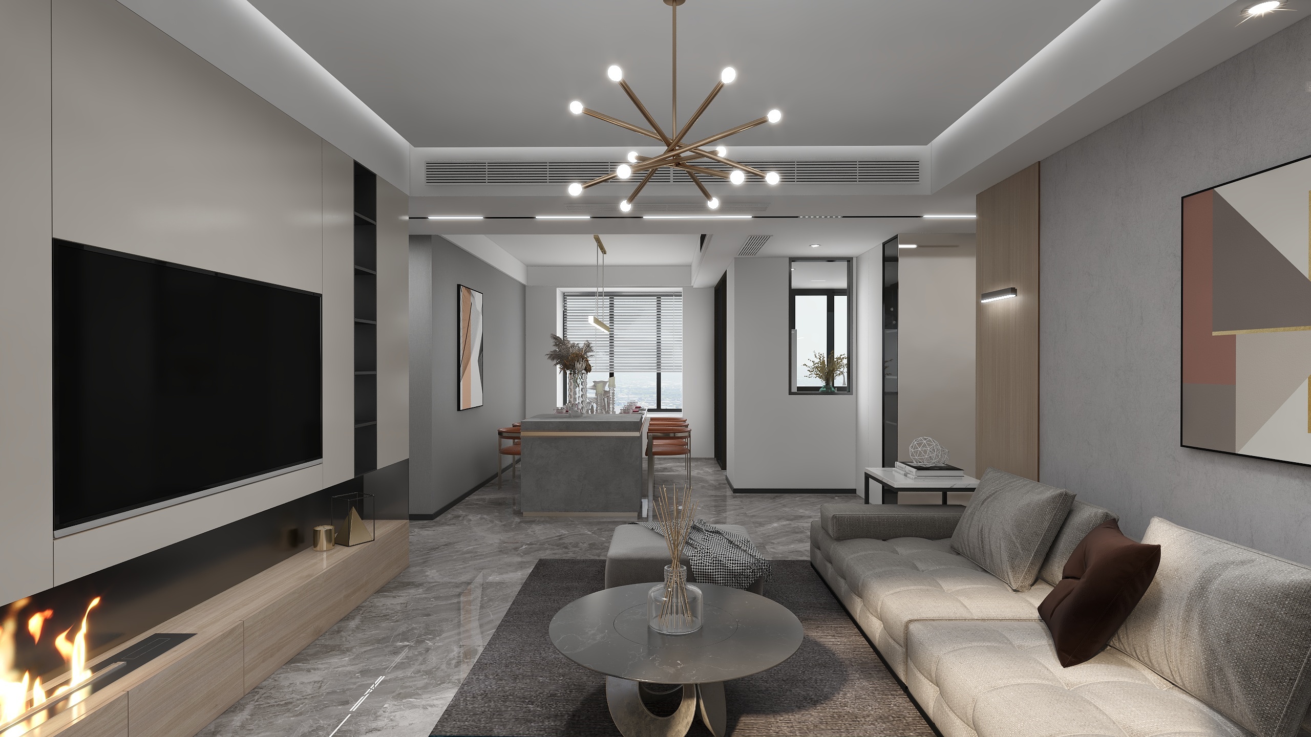 LuoSanity-万科璞悦山装修效果图