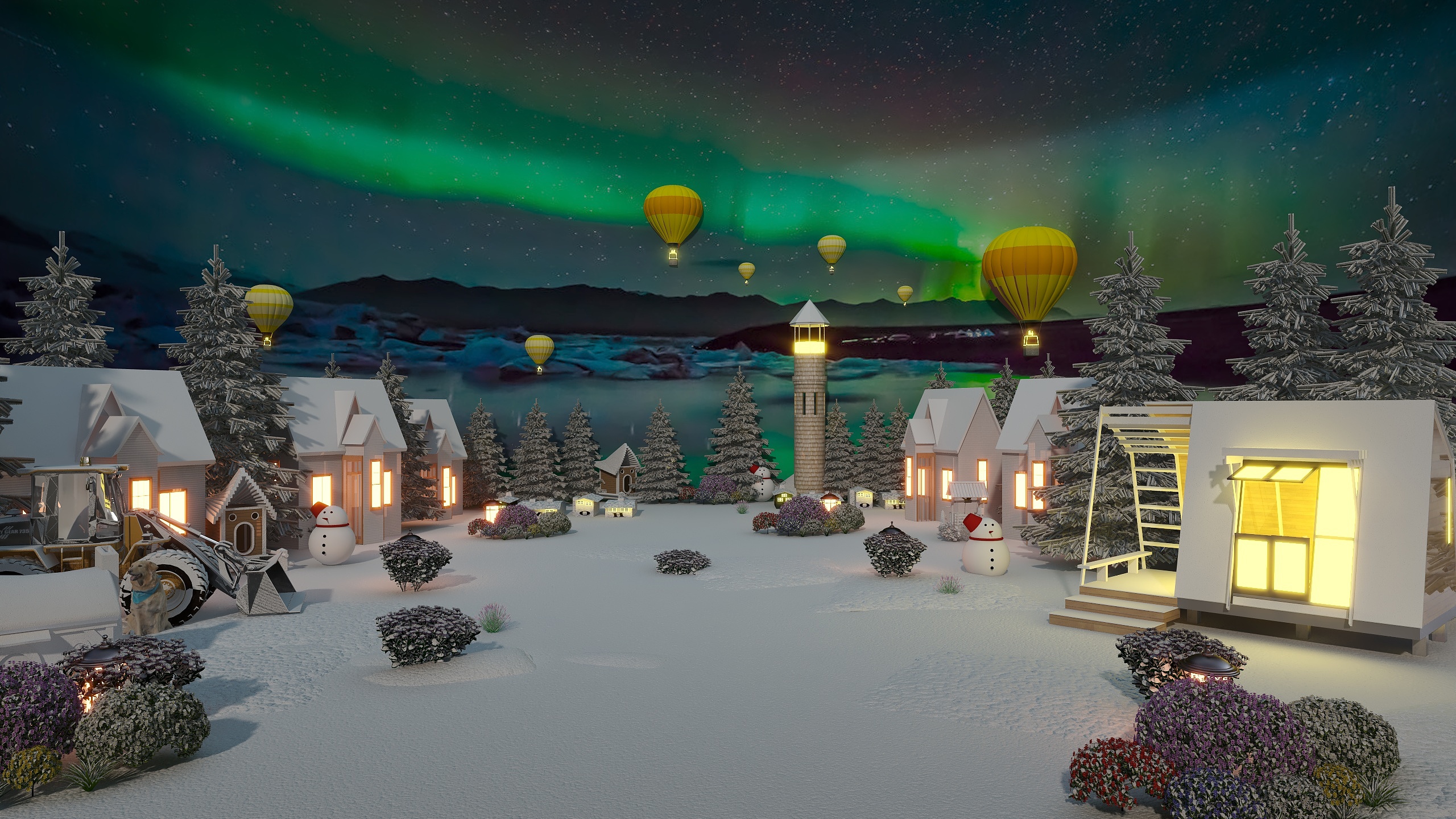 景观设计Lv-北极风光-装修设计方案