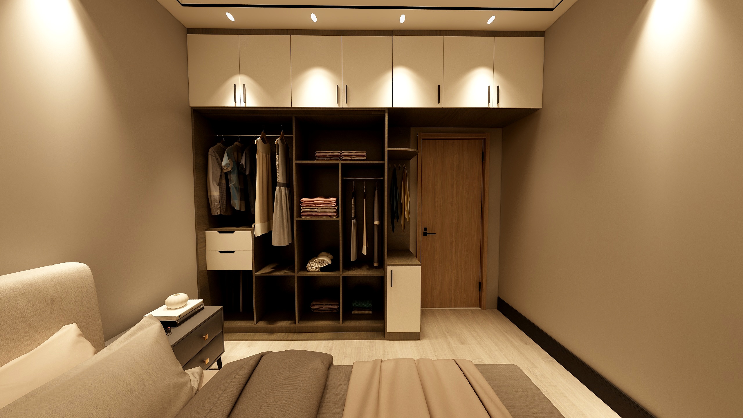 红叶家居设计先知-前马屯小卧-装修设计方案