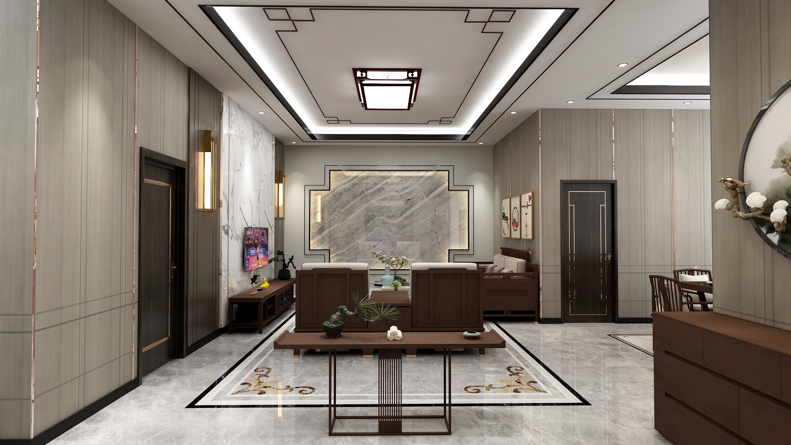 宜良瑞隆装饰-1楼-装修设计方案