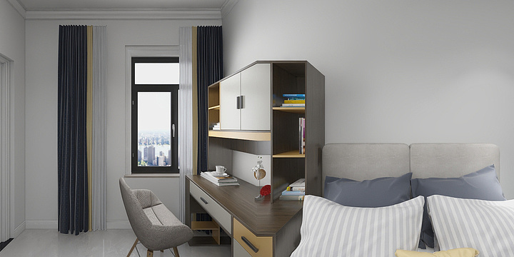 小卢室内设计师-云河丹堤-装修设计方案