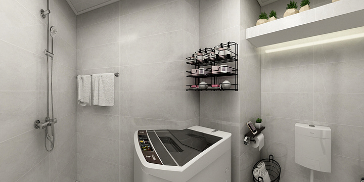 牛牤520-佳宸华庭1204建模-装修设计方案