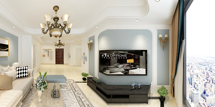 余姚爱邦装饰-万基印象城陈小姐家-装修设计方案