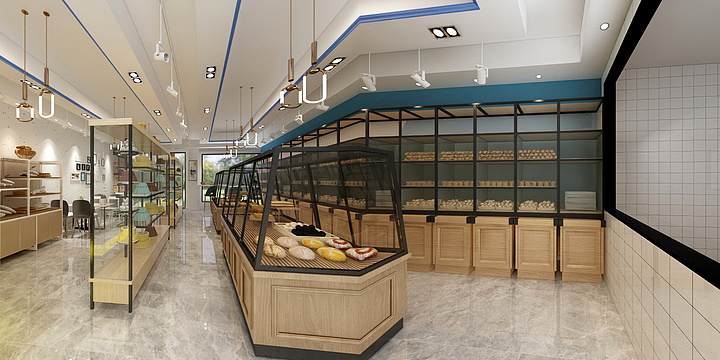 室内艺设计-蛋糕甜品店-装修设计方案