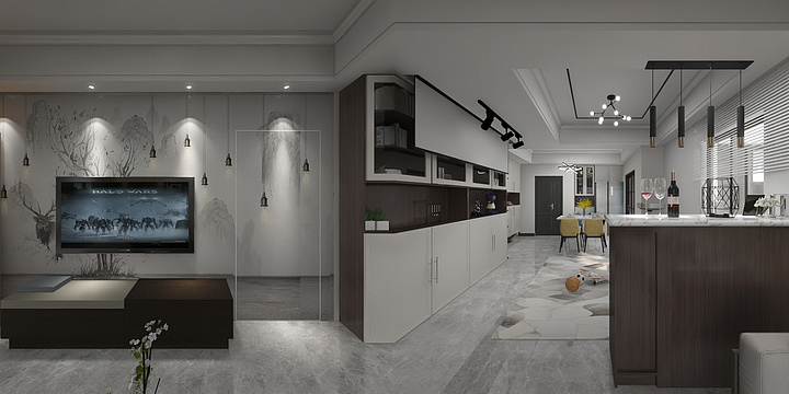 设计师MrLong-中铁西江悦4-803-装修设计方案