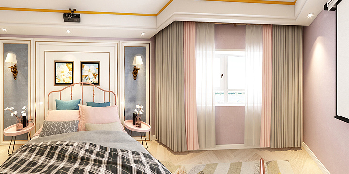 空间王晴-德信海德公园83.00㎡A2’3室2厅1卫1厨-装修设计方案