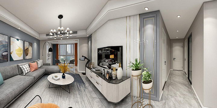 天盛立家装饰李远-翡翠五期现代-装修设计方案